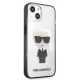 Чехол Karl Lagerfeld для iPhone 13 mini Ikonik Karl, прозрачный
