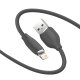 USB uz Lightning kabelis Baseus Jelly CAGD000001 2.4A 1.2m Melns