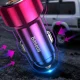 Baseus Magic Series Car Charger with Digital Display USB QC 3.0 / USB Type C QC 4+ 45W 6A, Red | Automašīnas Telefona...