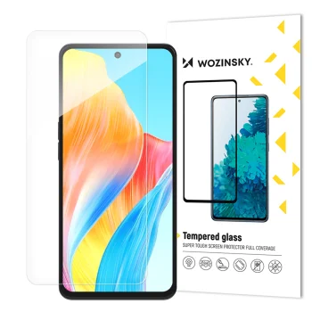 Защитное закаленное стекло Wozinsky для Oppo A98 5G, 9H, прозрачное