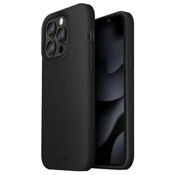 Apple Iphone 13 Pro Max 6,7" Uniq Etui Lino Hue Case Cover, Black