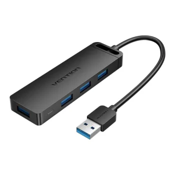 USB 3.0 4-портовый концентратор с адаптером питания Vention CHLBD 0,5 м,...