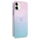 Чехол Guess для iPhone 12 mini 4G 3D Pattern Collection, сине-розовый