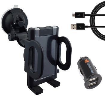 Bakalu KZ0294/295 automašīnas tālruņa turētājs ar USB lādētāju