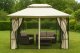 Gazebo Canopy Replacement 3x4m MultiGarden, Waterproof Vented Pavilion Roof Cover, Beige