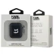 Чехол Karl Lagerfeld для AirPods 1 / 2 Monogram Choupette Head, черный