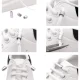 Malatec Elastīgas Apavu Auklas Šņores Striķi - Bez Sasiešanas, Balts | Shoelaces without Binding