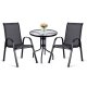 Sofotel So-981 Garden Furniture Set, Round Table and 2 Chairs