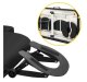 4FIZJO Foldable Aluminum Massage Table with Adjustable Top, 3 Sections, Black