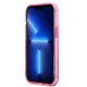 Чехол Karl Lagerfeld Gradient Ikonik Karl&Choupette для iPhone 13 Pro / 13 розовый