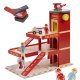 LULILO Bērnu Spēļu Rotaļu Koka Ugunsdzēsības Depo | Kids Wooden Toy Fire Station