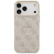 Guess 4G PU Classic Logo MagSafe vāciņš ar MagSafe iPhone 17 Pro Max tālrunim - rozā | Phone Case Cover