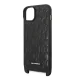 Apple iPhone 14 Plus 6.7\'\' Karl Lagerfeld Monogram Plaque Logo Strap Case Cover (KLHCP14MSTMK), Black | Telefona...