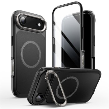 Supcase iPhone 17 Air Case IBLSN Ares Flip Mag MagSafe, Black