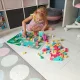 Деревянные Кубики Kruzzel Город с Пазлом и Сортером 100 шт.
