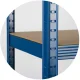 Humberg 4842 metāla noliktavas plaukts 150 x 75 x 30 cm, zils