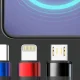 Кабель 3mk Hyper Cable N-SERIES 3в1 USB-A на USB-C / Lightning / Micro 1.2м 18W, черный