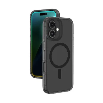 Vāciņš AmazingThing Titan Pro Mag ar magnētisko gredzenu iPhone 16, melns