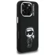 Karl Lagerfeld Silicone Karl Sketch MagSafe Case for iPhone 16 Pro Max, Black