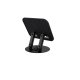 Devia EL238 Laptop Stand 360 Rotating Adjustable, Foldable Aluminum Riser for Desk, Black