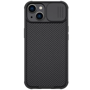 Nillkin CamShield Pro Magnetic vāciņš iPhone 14 Plus ar kameras aizsargu un MagSafe, melns