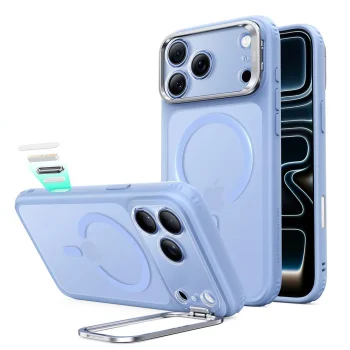 Чехол ESR Classic Hybrid Kickstand MagSafe для iPhone 18 Pro Max / 17 Pro Max, светло-голубой