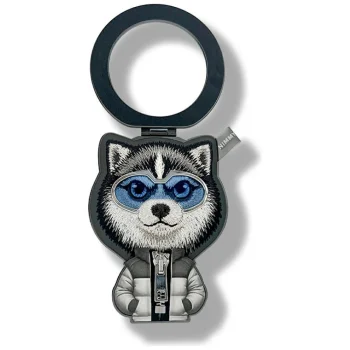 Nimmy Cool&Cute 2.0 Wolf magnētiskais piekariņš un statīvs, melns