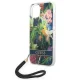 Guess Flower Cord futrālis iPhone 14 modelim, zils