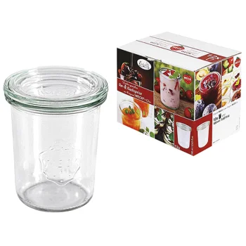 WECK stikla konservēšanas burciņas ar vākiem 160 ml, 12 gab.