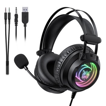 Vadu spēļu austiņas ONIKUMA X80 RGB 50mm