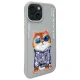 Nimmy Glasses Cool Cat iPhone 15 vāciņš, pelēks