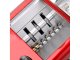 Electric cigarette rolling machine, 8 mm, grey, red