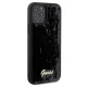 Чехол Guess для iPhone 12 / 12 Pro Sequin Script Metal, черный