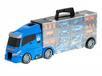 Rotaļu Kravas Automašīna Autotransporta Pārvadātājs Transportētājs, Zils | Children Car Truck Transporter