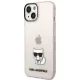 Karl Lagerfeld Choupette Body vāciņš iPhone 14 Plus / 15 Plus 6.7\", rozā