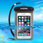 Waterproof Phone Case Cover Pouch Dry Bag for Phone, 21 x 11.5 x 1.2cm, Black