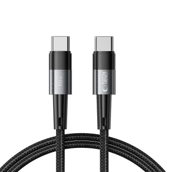 Tech-Protect UltraBoost USB-C / USB-C PD kabelis 60W 3A 1m, pelēks