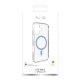 Puro Lite Mag Case for iPhone 17 with MagSafe, Transparent with Blue Ring