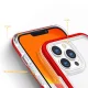 Hybrid Armor Clear 3 in 1 vāciņš iPhone 13 Pro telefonam, sarkans