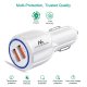Maclean MCE478 W Automašīnas lādētājs, 2x USB, QC 3.0, 30W, Balts