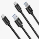 Кабель Dudao L5G USB на USB-C Super Fast Charge, 1 м, черный