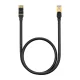 Baseus Speed Seven tīkla kabelis RJ45 10Gbps 0.5m melns (WKJS010001) | Network Cable Black