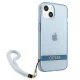 Guess Translucent Strap vāciņš iPhone 13 mini, zils