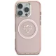 Guess iPhone 16 Pro Max Case IML Metal Mountain Logo MagSafe, Pink