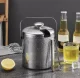Ведёрко, ёмкость, контейнер для льда с щипцами и ложкой, 1.3L /...