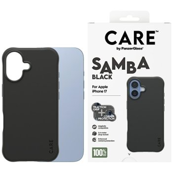 CARE by PanzerGlass Fashionable Samba MagSafe vāciņš iPhone 17 - Melns | Phone Case Cover Black