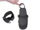 Waterproof bike saddle bag under seat, black