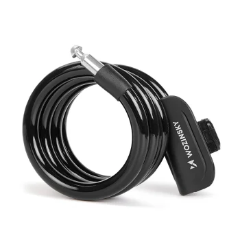 Wozinsky WPB-01R pārnēsājamā velosipēda slēdzene ar pretzagļu tērauda trosi un 2 atslēgām elektriskajiem...