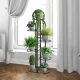 ModernHome PJJPS0014 metāla puķu statīvs, 6 līmeņi, melns