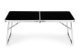 Multigarden HTA40B Folding Camping Table 60x40 cm, Black